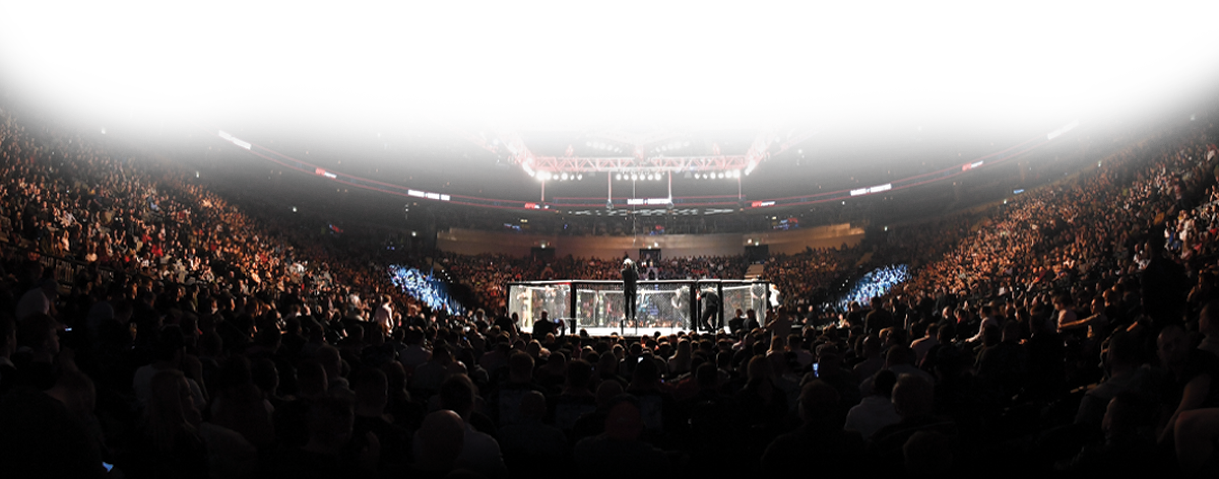 UFC Ring with crowd
